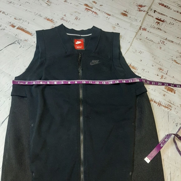 Nike Tech fleece mesh zip up sweatshirt - Picture 7 of 12